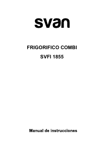 Manual de uso Svan SVFI1855 Frigorífico combinado