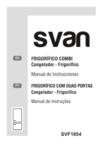 Manual de uso Svan SVF1854 Frigorífico combinado