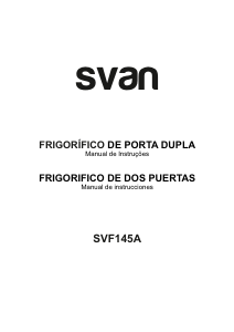 Manual de uso Svan SVF145A Frigorífico combinado