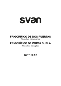 Manual de uso Svan SVF160A2 Frigorífico combinado