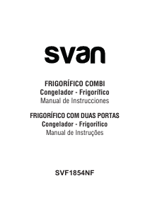 Manual de uso Svan SVF1854NF Frigorífico combinado