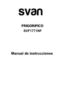 Manual de uso Svan SVF1771NF Frigorífico combinado