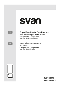 Manual de uso Svan SVF1863FF Frigorífico combinado