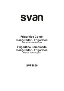 Manual de uso Svan SVF1860 Frigorífico combinado