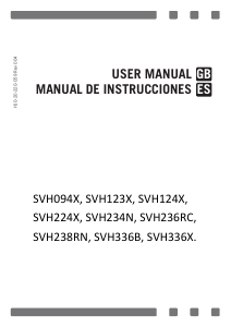 Manual de uso Svan SVH336B Horno