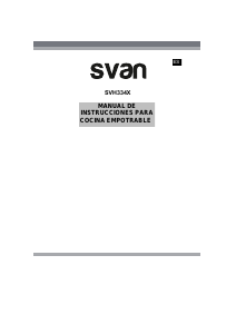 Manual de uso Svan SVH334X Horno