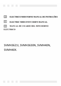 Manual de uso Svan SVMH3630N Horno