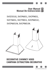 Handleiding Svan SVCP9651N Afzuigkap