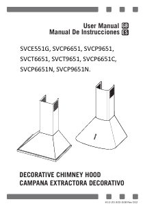 Manual de uso Svan SVCT9651 Campana extractora