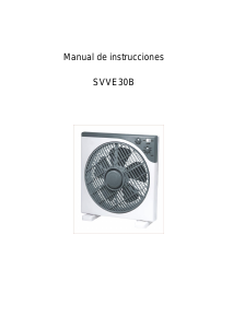 Manual de uso Svan SVVE30B Ventilador