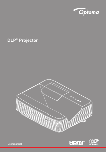Manual Optoma GT5000+ Projector
