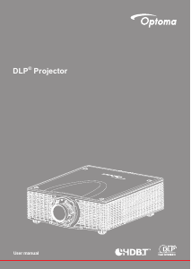 Manual Optoma WU1500 Projector