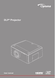 Manual Optoma WU630 Projector