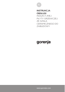 Instrukcja Gorenje IT643BSC Płyta do zabudowy