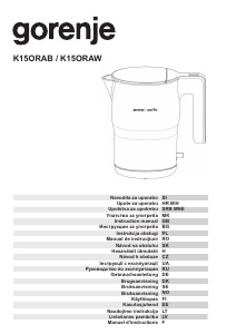 Brugsanvisning Gorenje K15ORAW Elkedel