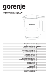 Manual Gorenje K15ORAB Kettle
