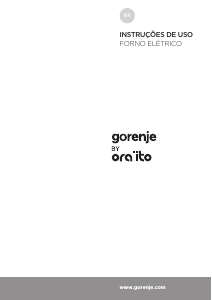 Manual Gorenje BO658ORAW Forno