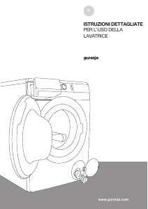 Manuale Gorenje WEI723 Lavatrice