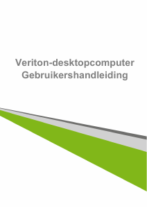 Handleiding Acer Veriton X2630G Desktop
