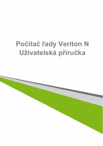 Manuál Acer Veriton N2620G Stolní počítač