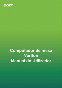 Manual Acer Veriton B450_83 Computador de secretária