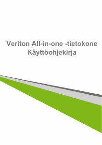 Käyttöohje Acer Veriton Z2640G Pöytätietokone