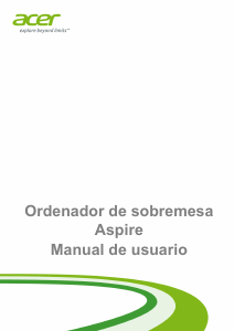 Manual de uso Acer Aspire XC-703G Computadora de escritorio