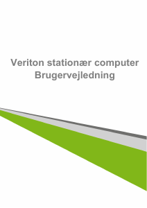 Brugsanvisning Acer Veriton X2631 Stationær computer