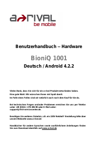 Bedienungsanleitung A-rival BioniQ 1001 Tablet