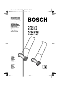 Brugsanvisning Bosch AHM 38 C Plæneklipper