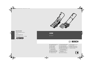 Manual de uso Bosch ASM 32 Cortacésped