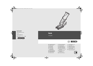 Rokasgrāmata Bosch Rotak 32 Ergoflex Zāles pļāvējs
