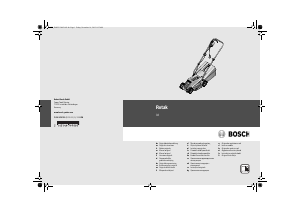 Manual Bosch Rotak 32 Corta-relvas