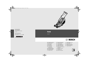 Посібник Bosch Rotak 34 Газонокосарка