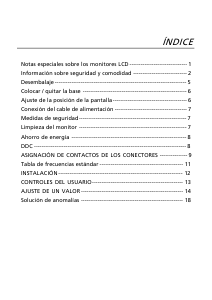 Manual de uso Acer V273HL Monitor de LCD