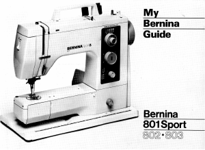 Manual Bernina 801 Sport Sewing Machine
