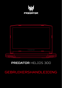 Handleiding Acer Predator Helios 300 PH317-52 Laptop