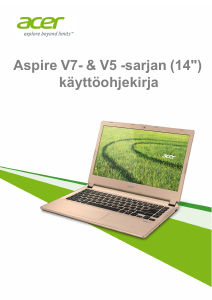 Käyttöohje Acer Aspire V5-472G Kannettava tietokone