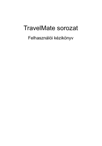 Használati útmutató Acer TravelMate P645-MG Laptop