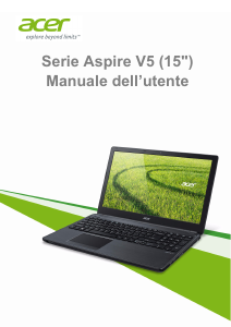Manuale Acer Aspire V5-561P Notebook