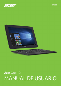 Manual de uso Acer Acer One 10 Portátil