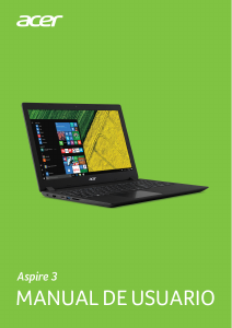 Manual de uso Acer Aspire 3 A315-21 Portátil