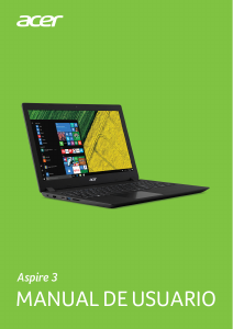 Manual de uso Acer Aspire 3 A315-52 Portátil