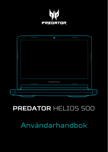 Bruksanvisning Acer Predator Helios 500 PH517-61 Bärbar dator