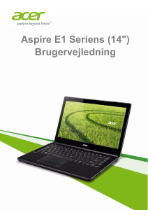 Brugsanvisning Acer Aspire E1-422 Bærbar computer