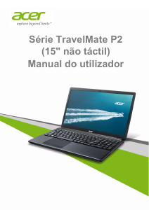 Manual Acer TravelMate P255-MG Computador portátil