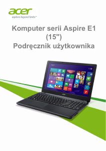 Instrukcja Acer Aspire E1-532P Komputer przenośny