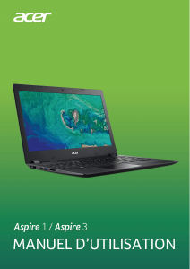 Mode d’emploi Acer Aspire 1 A114-32 Ordinateur portable