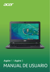 Manual de uso Acer Aspire 3 A311-31 Portátil