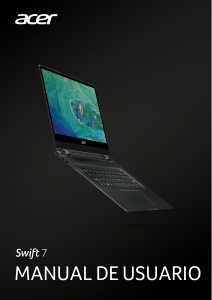 Manual de uso Acer Swift 7 SF714-51T Portátil